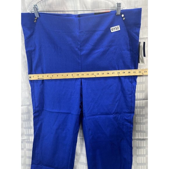 Rafaella Women Comfort Fit Pull On Dress Pants  Size 22W Color Blue - Picture 5 of 14